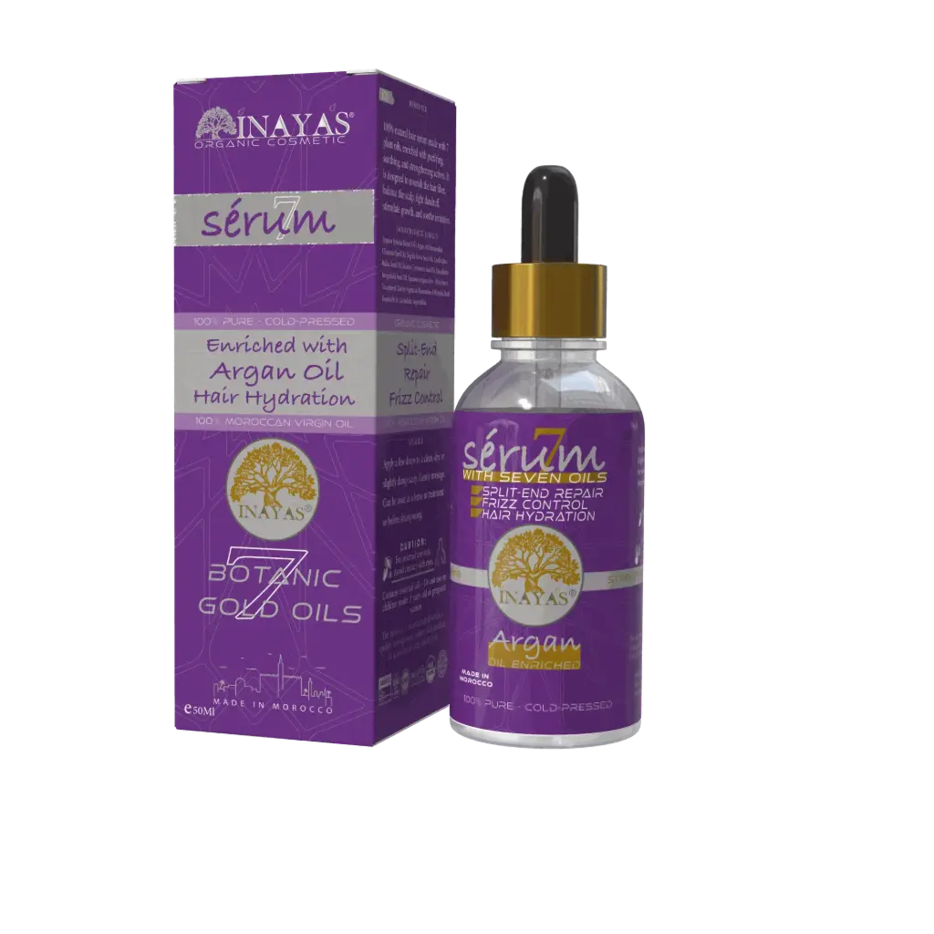 [INY-SERU-COS-1X50M-FGL-AR] INAYAS SERUM 7 HUILES & Huile de Neem Vitamine E 50 ML