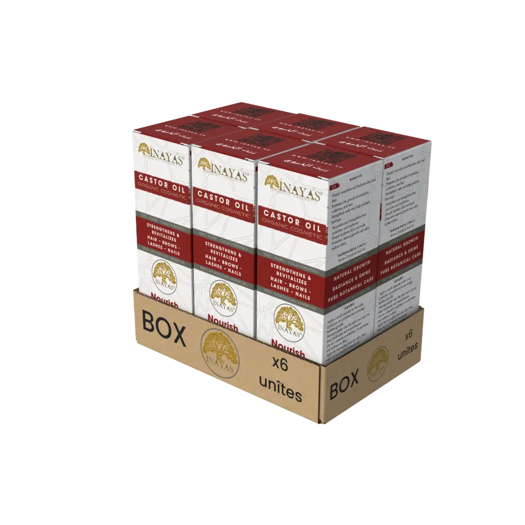 PACK – x6 UNITS – INAYAS CASTOR OIL – 50ML