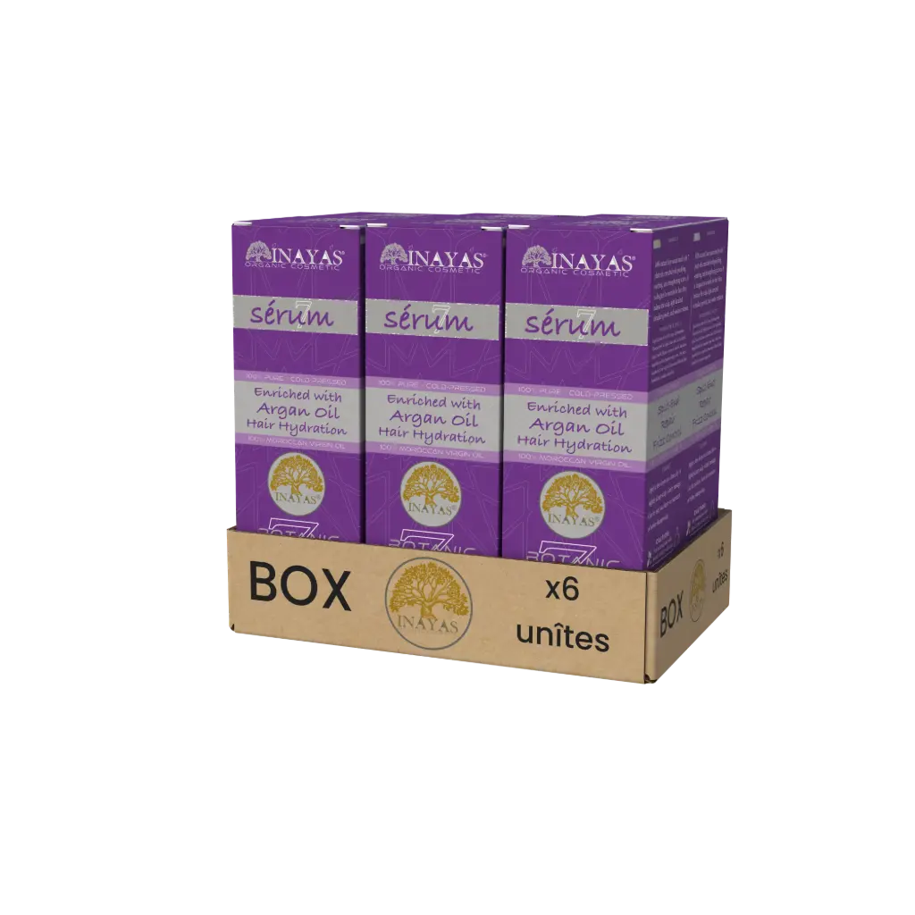 PACK -X6 Unité -INAYAS SERUM 7 OILS & Huile de Neem Vitamine E -50ml